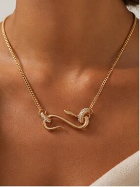 Sovereign Serpent Crystal Necklace